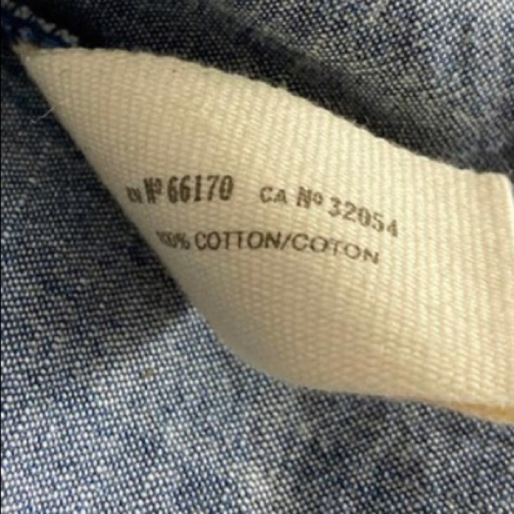 Anthropologie Daughters of the Liberation Chambray Tiered Maxi Dress - Picture 6 of 6